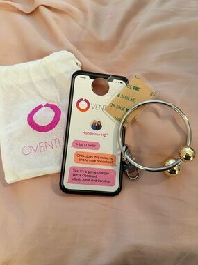 Oventure Big O® Phone Bracelet - Mixed
Metal Phone Wristlet Handsfree